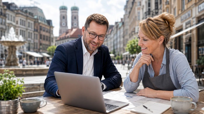 bayerischer Dienstleistungsbetrieb, Handwerk und natürliche Stadtatmosphäre