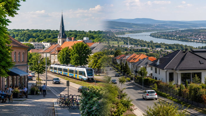 Regionale Wirtschaftsräume in Brandenburg und das Komitat Pest und das Umland von Budapest im Vergleich