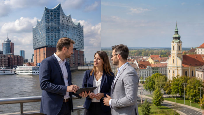 Regionale Wirtschaftsräume in Mecklenburg-Vorpommern und Somogy, der Südbalaton und Kaposvár im Vergleich